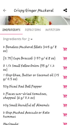 Keto Diet Recipes android App screenshot 1